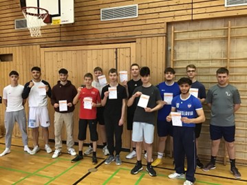 Schüler der 9c und 10a