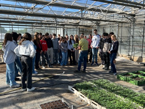 Besuch eines Gemüsebaubetriebs