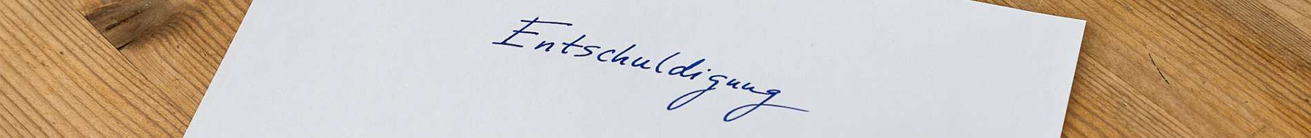 entschuldigung